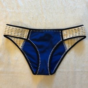 Victoria Secret: Blue Swim Bottoms